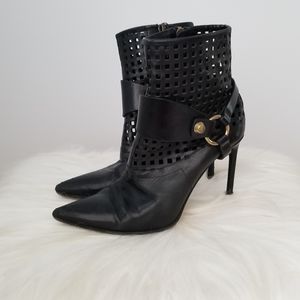 Reed Krakoff Black Leather Stiletto Boots